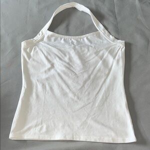 NWOT White Halter Neck Top